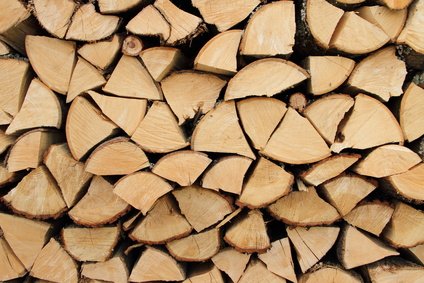 gespaltenes Feuerholz 4